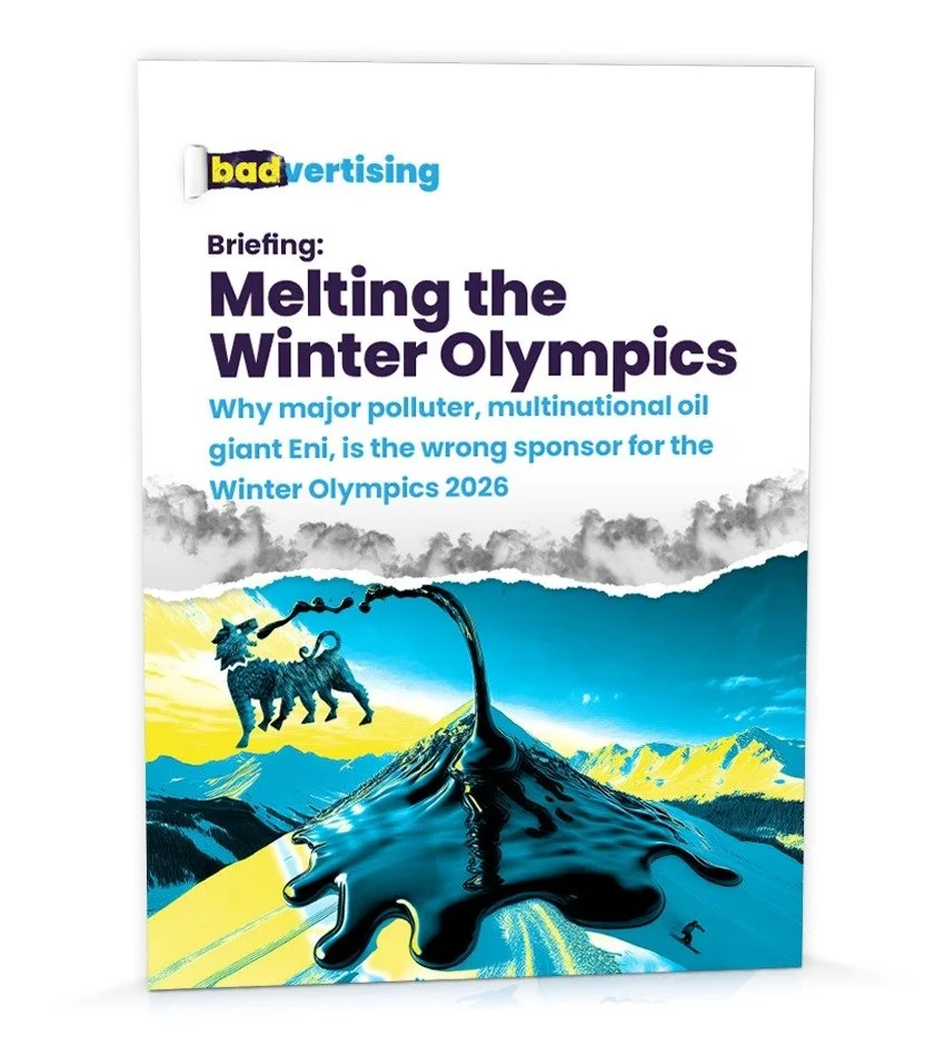 Oil giant Winter Olympic sponsor melting the snow winter sports